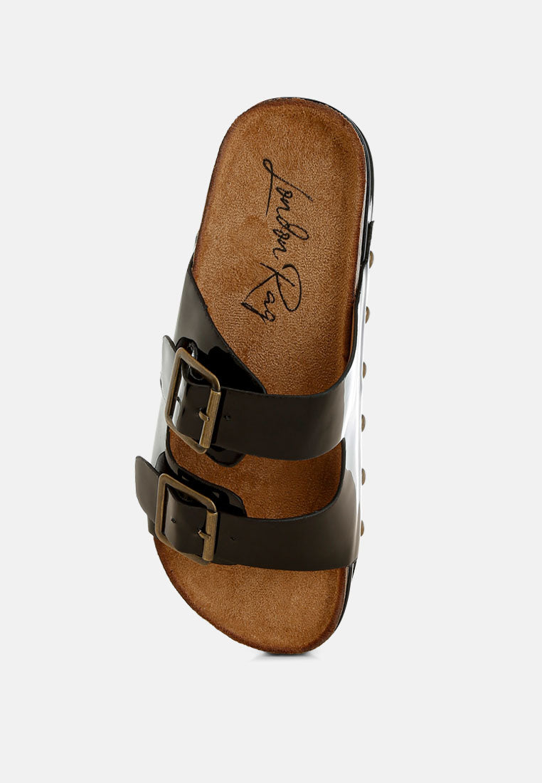 Merton Studded Flatform Slip Ons