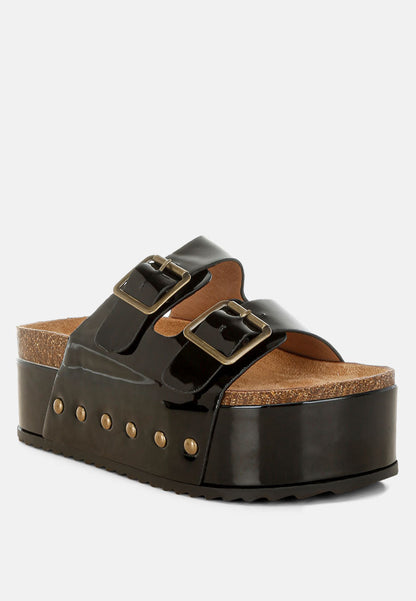 Merton Studded Flatform Slip Ons