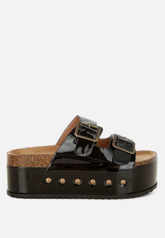 Merton Studded Flatform Slip Ons