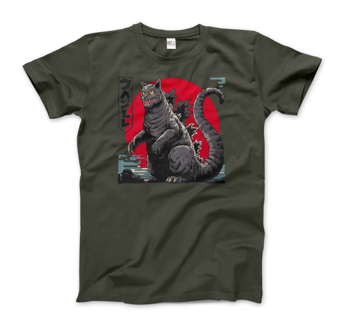 Catzilla: the Ultimate Feline t-shirt-3