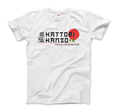 Hattori Hanzo, Sushi and Swordsmithing from Kill Bill t-shirt