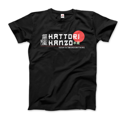 Hattori Hanzo, Sushi and Swordsmithing from Kill Bill t-shirt
