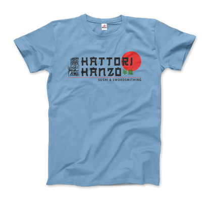 Hattori Hanzo, Sushi and Swordsmithing from Kill Bill t-shirt