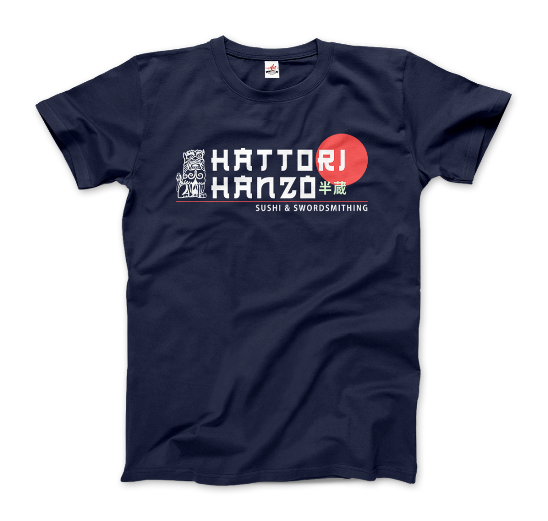 Hattori Hanzo, Sushi and Swordsmithing from Kill Bill t-shirt