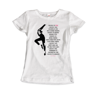 I Believe in Pink Quote t-shirt-3