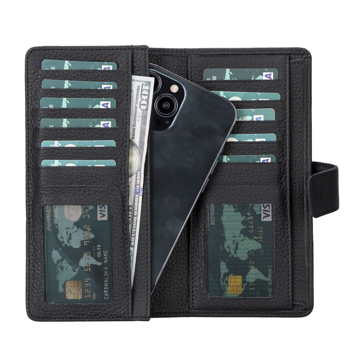 Lander Leather Phone Wallet and Multiple Card Holder for Women