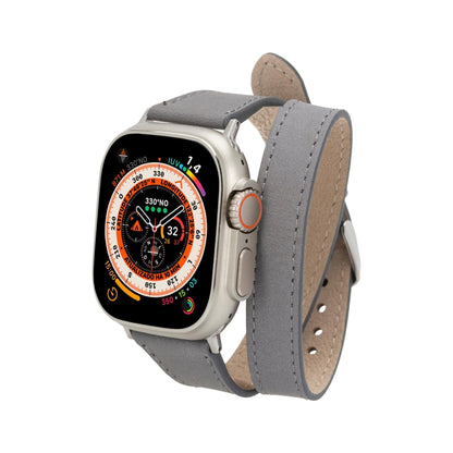 Vail Double Tour Leather Bands for Apple Watch 9, Ultra 2 and SE