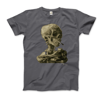Van Gogh Skull of a Skeleton with Burning Cigarette 1886 t-shirt