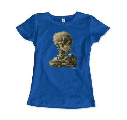 Van Gogh Skull of a Skeleton with Burning Cigarette 1886 t-shirt