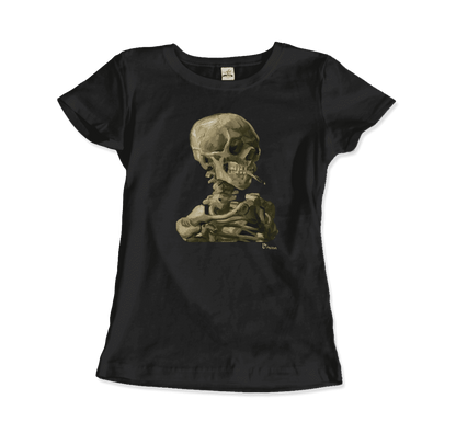 Van Gogh Skull of a Skeleton with Burning Cigarette 1886 t-shirt